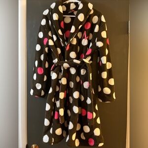 Pottery Barn Teen Polka Dot Robe “M” Monogram